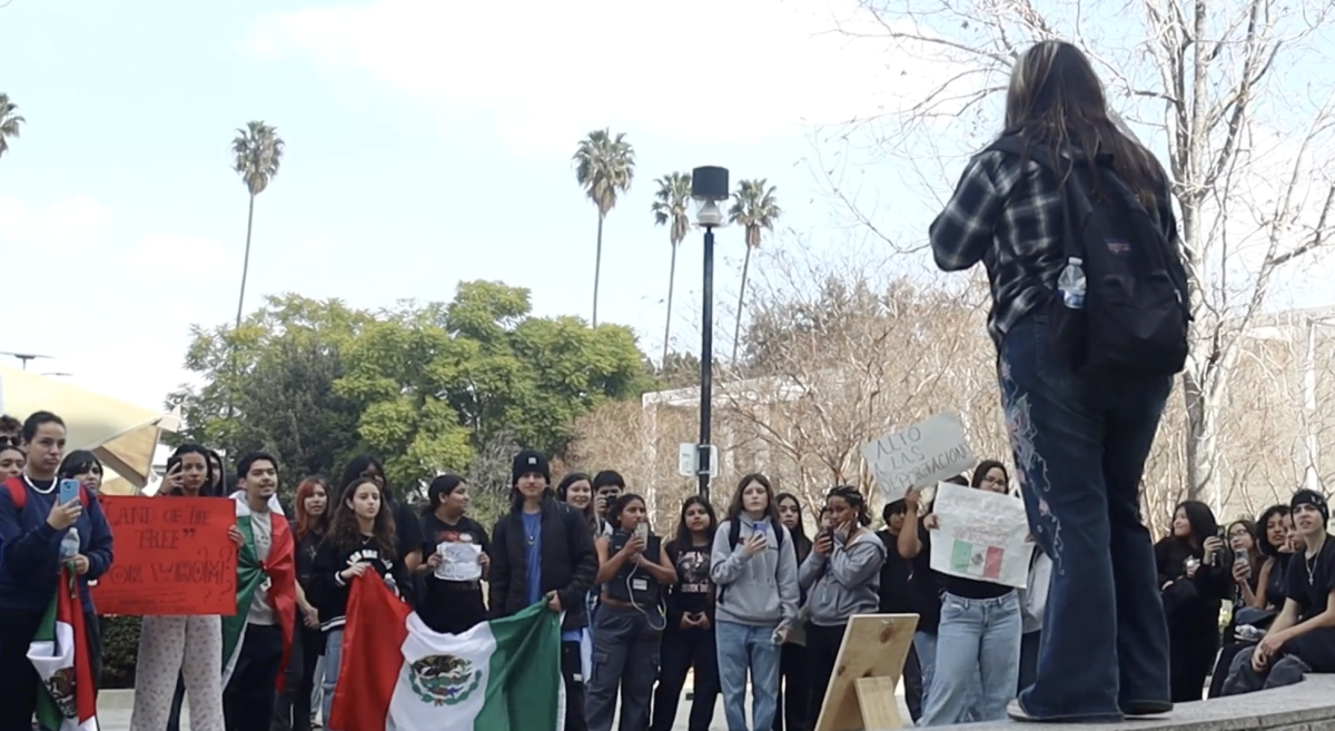 Students walk out demanding awareness, advocacy towards immigration policies